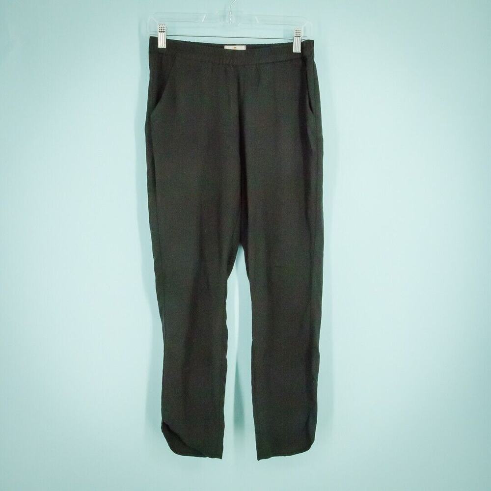 Marine Layer Size Small S Allison Black Pull On Stretch Waist Ankle Length Pants
